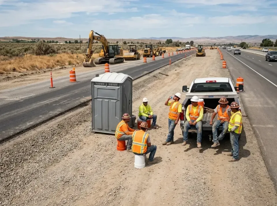 highway-road-construction-crew-007 — frequently asked questions, Porta Potty and Restroom Rentals in Puyallup, WA